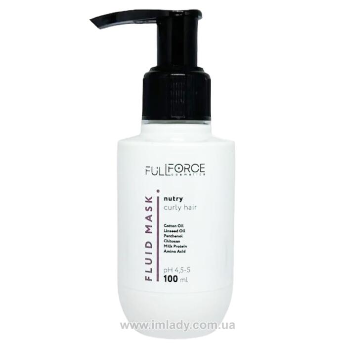 Маска для кучерявого волосся Full Force fluid mask nutry curly hair 100 мл